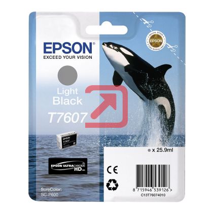 Консуматив Epson T7607 Light Black