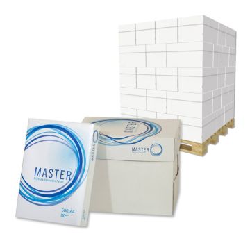 Хартия MASTER /на палет, с доставка/ A4 500 л. 80 g/m2