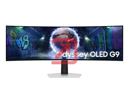 Монитор Samsung LS49CG934, 49" Odyssey G9 GAMING, Curved OLED, 1800R, 240Hz, Smart. 32:9, 5120 x 1440, 250 cd/m2, Display Port , HDMI,Micro HDMI, USB Hub, Silver