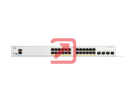 Комутатор Cisco Catalyst 1200 24-port GE, PoE, 4x1G SFP