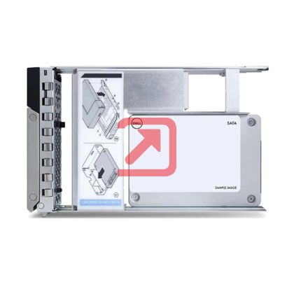 Твърд диск Dell 480GB SSD SATA ISE RI 6Gbps 512e, 2.5in with 3.5in HYB CARR, CK, for R450, R650xs, R650 and others