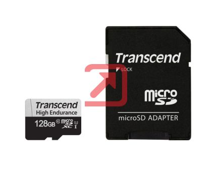 Памет Transcend 128GB micro SD w/ adapter U1, High Endurance