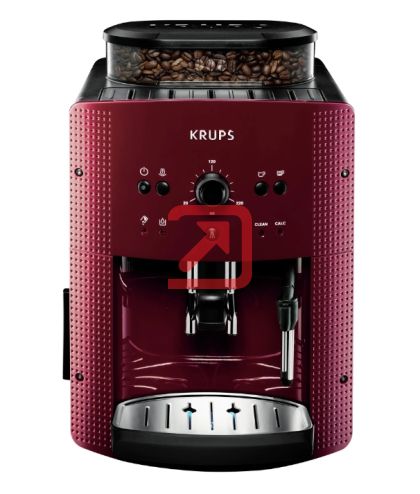 Кафеавтомат Krups EA810770, Essential Espresso, Compact Thermoblock, Manual Red