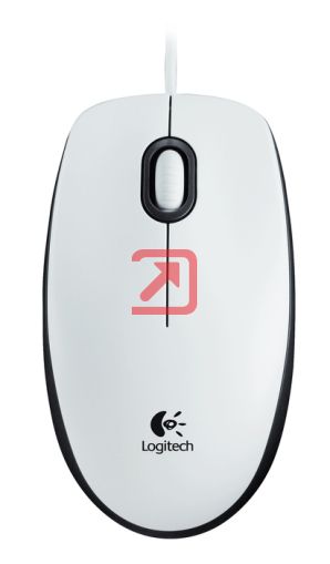 Мишка Logitech Mouse M100 White