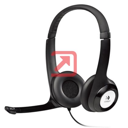 Слушалки Logitech USB Headset H390