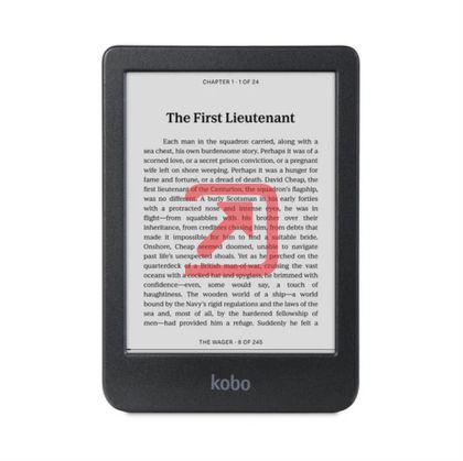 Четец за Е-книги Kobo Clara BW e-Book Reader, E Ink Carta 1300 touch screen 6 inch, 1448 x 1072 pixels, 16 GB, 1000 MHz/512 MB, 1 x USB C, Greutate 0.172 kg, Wireless, Comfort Light, 12 fonts 50 font styles 15 file formats supported natively Black