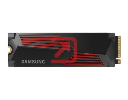 Твърд диск Samsung SSD 990 PRO 4TB Heatsink PCIe 4.0 NVMe 2.0 M.2 V-NAND 3-bit MLC, 256-bit Encryption, Read 7450 MB/s Write 6900 MB/s 