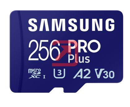 Памет Samsung 256GB micro SD Card PRO Plus with Adapter, UHS-I, Read 180MB/s - Write 130MB/s