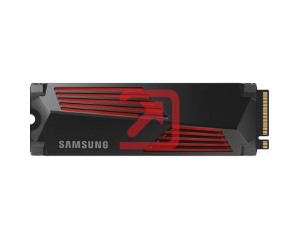 Твърд диск Samsung SSD 990 PRO 2TB Heatsink PCIe 4.0 NVMe 2.0 M.2 V-NAND 3-bit MLC, 256-bit Encryption, Read 7450 MB/s Write 6900 MB/s