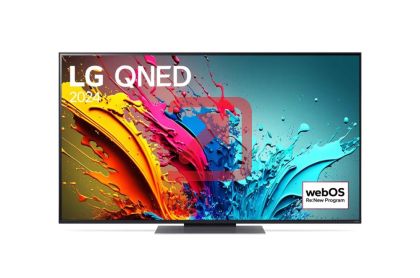 Телевизор LG 55QNED86T3A, 55" 4K QNED HDR Smart TV, 100Hz, 3840x2160, DVB-T2/C/S2, a8 AI Processor 4K, HDR 10 PRO, webOS 24 ThinQ, FreeSync Compatible, VRR, Multi View, 4K Upscaling, WiFi 5, Voice Controll, Bluetooth 5.1, AirPlay 2, LAN, CI, HDMI, SPDIF, 