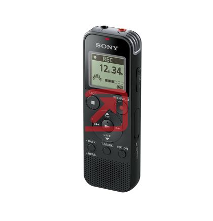 Диктофон Sony ICD-PX470, 4GB, stereo, Memory card slot micro SD, Direct USB, black
