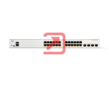 Комутатор Cisco Catalyst 1300 24-port GE, PoE, 4x10G SFP+