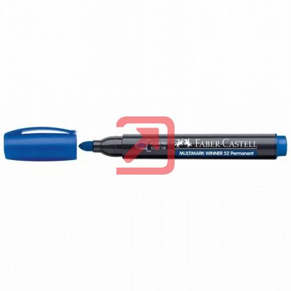 Перманентен маркер Faber-Castell Multimark Winner 52 Объл връх 2.8 mm Син