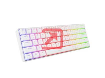 Клавиатура Genesis Mechanical Gaming Keyboard Thor 660 G2 Wireless RGB Backlight WHITE GATERON RED