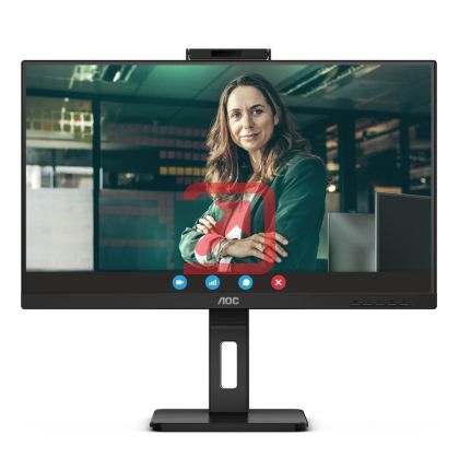 Монитор AOC Q27P3CW, 27" IPS WLED, 2560x1440@75Hz, 4ms GtG, 350cd/m2, 1000:1, DCR 20M:1, AdaptiveSync, FlickerFree, Low Blue Light, 5Wx2, Tilt, Height Adjust, Pivot, Swivel, 2xHDMI, DP, USB hub