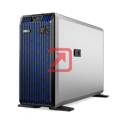 Сървър Dell PowerEdge T360, Chassis 8 x 3.5 HotPlug, Intel Xeon E-2414, 16GB DDR5 UDIMM, 1x480GB SSD SATA RI, Bezel, Broadcom 5720 Dual Port 1Gb On-Board LOM, PERC H355 Adapter,  Full Height, iDRAC9 Basic 16G, Dual 700W Titanium, 3Y Basic Onsite