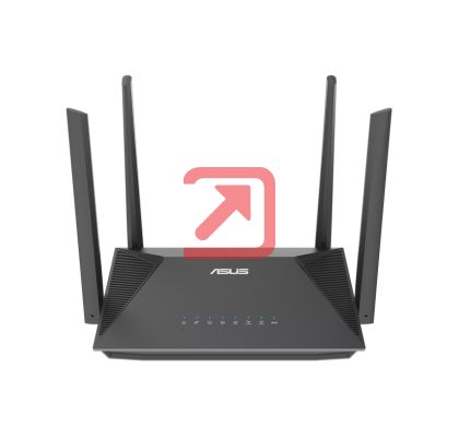 Рутер Asus Wireless Router, RT-AX52, Dual-Band, Dual-Core 1.3GHz CPU, 128MB/256MB, Gigabit, Instant Guard, Traditional QoS, VPN server/client, IPTV, OFDMA, Beamforming, AiMesh