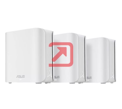 Меш система Asus Mesh WiFi system, ZenWiFi BD4 3PK, BE3600, Dual-Band, up to 600m2, Quad-Core 1.5GHz CPU, 128MB/512MB Flash/RAM, 2.5G dual-port, Smart Home Master SSIDs, AiProtection Pro, Adaptive QoS, VPN server/client, IPTV, OFDMA, UTF-8 SSID, AiMesh, W