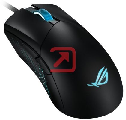 Мишка Asus ROG Gladius III Wired Gaming Mouse, 19K Optical Sensor, 19,000 DPI, 6 Programmable Buttons, RGB Lighting, ROG Switch Socket Design, Swappable Switches, Ergonomic, Black