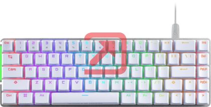 Клавиатура Asus ROG Falchion Ace 65% compact gaming keyboard with pre-lubed ROG NX mechanical switches with ROG switch stabilizer, sound-dampening foam, interactive touch panel, dual Type-C ports, three keyboard tilt angles, and cover case, US layout, Whi