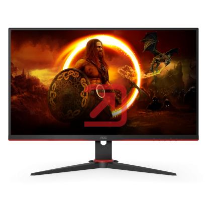 Монитор AOC 27G2SPAE/BK, 27" IPS WLED, 1920x1080@165Hz, 4ms GtG, 1ms MPRT, 250cd/m2, 1000:1, DCR 80M:1, Adaptive Sync, FlickerFree, Low Blue Mode, 2Wx2, Tilt, D-SUB, HDMI, DP