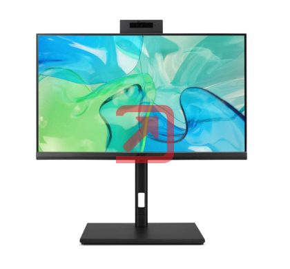 Настолен компютър - всичко в едно Acer Veriton VZ4724GT, AiO 23.8 FHD IPS, Intel Core i5-14400( up to 4.70GHz, 20MB), 16GB DDR5(max.64GB), 512GB SSD+(M.2 slot free),8x DVD, Intel UHD Graphics, GLAN & TPM 2.0, 135W AC, IR cam Shutter, Kbd & Mouse Wireless,