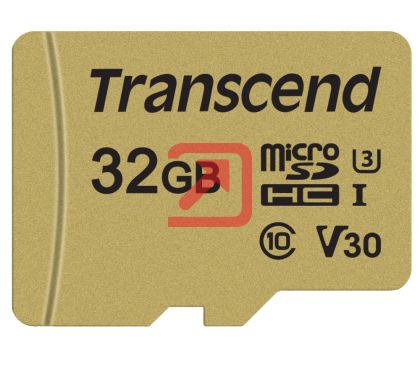 Памет Transcend 32GB micro SD UHS-I U3 (with adapter), MLC