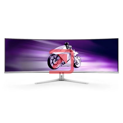 Монитор Philips Evnia 49M2C8900, 48.8" Curved 1800R QD-OLED, 5120x1440@240Hz, 0.03 GtG, Brightness 1000, 1000000:1, DCR 80M:1, Adaptive Sync, FlickerFree, Low Blue Mode, 7.5Wx4+DTS, Tilt, Height Adjust, Swivel, 2xHDMI, DP, USB hub
