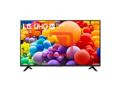 Телевизор LG 55UT73003LA, 55" 4K UltraHD TV 4K (3840 x 2160), DVB-T2/C/S2, webOS 24 Smart TV, ThinQ AI, Alpha 5 AI 4K Gen7, WiFi, HDR10, ALLM/HGiG, AI Upscaling, AI Sound(Virtual 9.1.2 Up-mix), AirPlay, Quick Card, HDMI eARC, CI, LAN, USB, Bluetooth, 2 Po