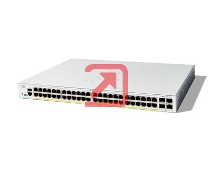 Комутатор Cisco Catalyst 1200 48-port GE, PoE, 4x1G SFP