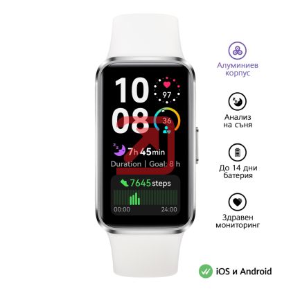 Фитнес гривна Huawei Band 10 Nora-B29F White