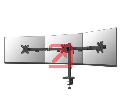 Стойка Neomounts Nero Triple Flat Screen Desk Mount (phone holder+Quick-fix clamp/grommet)