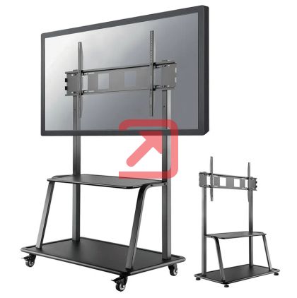 Стойка Neomounts Mobile Flat Screen Floor Stand (stand+trolley) (height: 137-162 cm) box 1&2