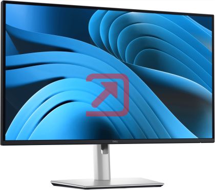 Монитор Dell P2725QE, 27" 4K UHD LED, IPS Anti-Glare, 5ms, 100 Hz, 1500:1, 350 cd/m2, (3840x2160), 99% sRGB, USB-C Hub, 3x USB 5Gbps Type-A, HDMI, Display Port, Power Delivery 90w, RJ45, Height Adjustable, Pivot, Swivel, Tilt, Black