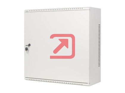 Комуникационен шкаф Lanberg rack cabinet 19" wall-mount 6U+3u/540x200 low-profile grey (assembled)