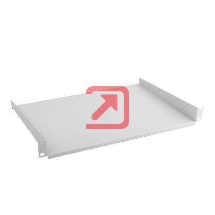 Аксесоар Lanberg 19" fixed shelf 1U / 483x315mm, max load capacity up to 20kg, grey