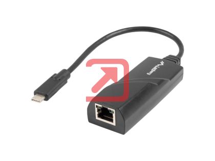 Адаптер Lanberg USB type-c 3.1 LAN adapter 1GB