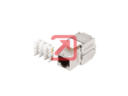 Конектор Lanberg keystone module toolless rj45 CAT.7 ftp 180°