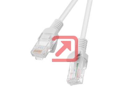 Кабел Lanberg patch cord CAT.6 5m, grey