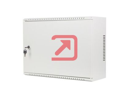 Комуникационен шкаф Lanberg rack cabinet 19" wall-mount 4U+3u/540x200 low-profile grey (assembled)