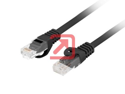 Кабел Lanberg patchcord CAT.6 utp lszh cu 1.5m black fluke passed