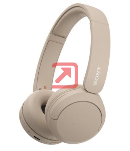 Слушалки Sony Headset WH-CH520, cream
