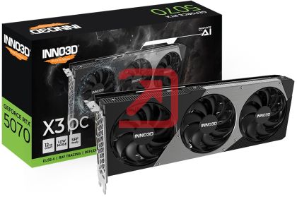 Видео карта Inno3D GeForce RTX 5070 12GB GDDR7 X3 OC