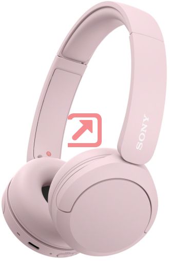 Слушалки Sony Headset WH-CH520, pink
