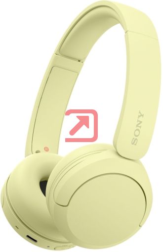 Слушалки Sony Headset WH-CH520, yellow