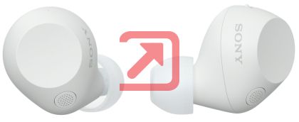 Слушалки Sony Headset TWLS WF-C710N, white