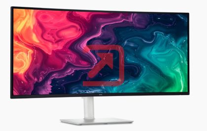Монитор Dell S3425DW, 34" Curved  AG LED 21:9, VA, 1ms, 3000:1, 300 cd/m2, UW-QHD (3440x1440), 99% Srgb, 90% DCI-P3, USB-C, USB Hub, AMD FreeSync, HDR10, HDMI, Speakers, ComfortView, PIP, PBP, Height Adjustable, Slant, Tilt, Black