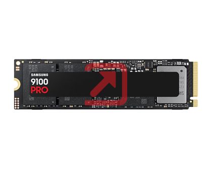 Твърд диск Samsung SSD 9100 PRO 2TB PCIe 5.0 NVMe 2.0 M.2  Read 14700 MB/s Write 13300 MB/s
