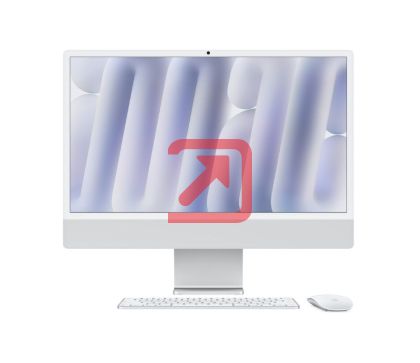 Настолен компютър - всичко в едно Apple IMAC 24 SILVER/10C CPU/10C GPU/16GB/256-ZEE