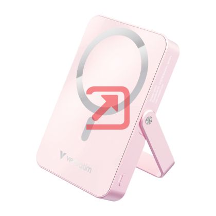 Външна батерия Verbatim Charge 'n' Go Power Bank with Stand Magnetic Wireless 10000mAh Pink